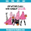 On Wednesday We Wear Pink Svg