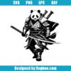 Panda Samurai Svg
