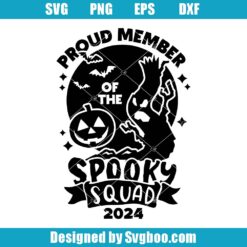 Proud Member Of The Spooky Squad Svg