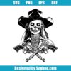 Skeleton Cowgirl Svg