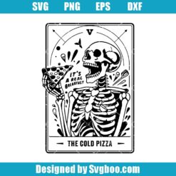 The Cold Pizza Skeleton Svg