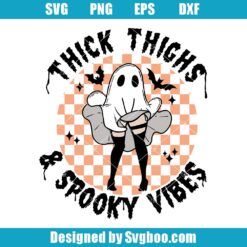 Thick Thighs And Spooky Svg