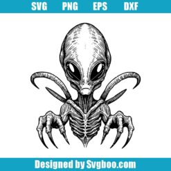 Alien Tattoo Art Svg