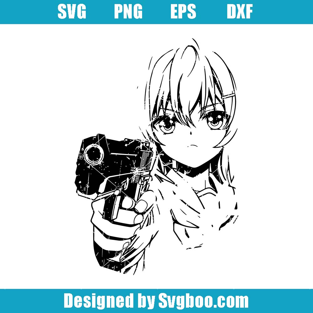 Anime Girl Y2k Svg, Japanese Harajuku Svg, Manga Anime Aesthetic Svg Anime Girl Y2k Svg