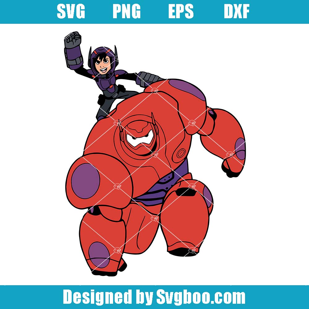 Big Hero Six 6 Svg, Baymax And Hero Hamada Svg, Cute Baymax Svg