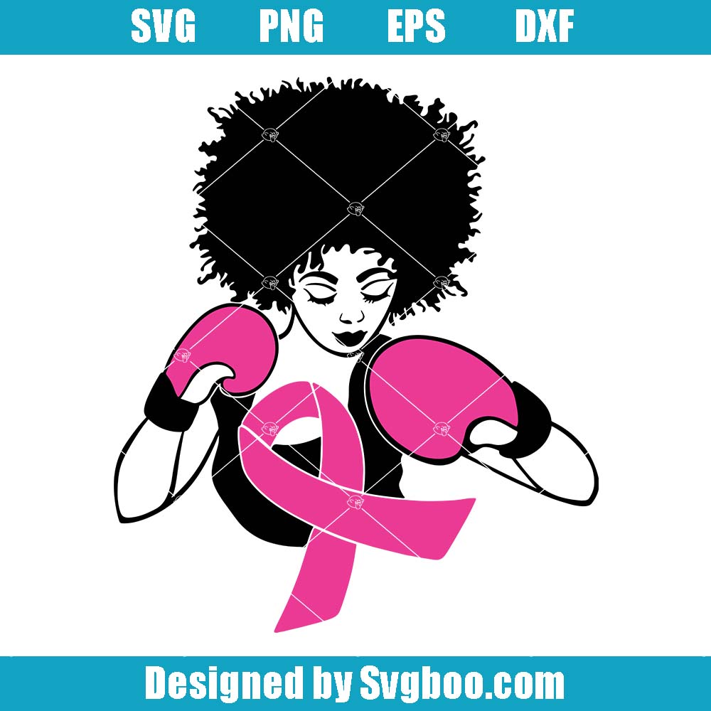 Breast Cancer Awareness Month Svg, Strong Woman Svg, Pink Ribbon Svg Breast Cancer Awareness Month Svg