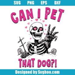 Can I Pet That Dog Halloween Svg