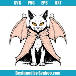 Cat Dracura Svg