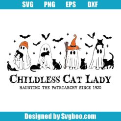 Childless Cat Lady Svg