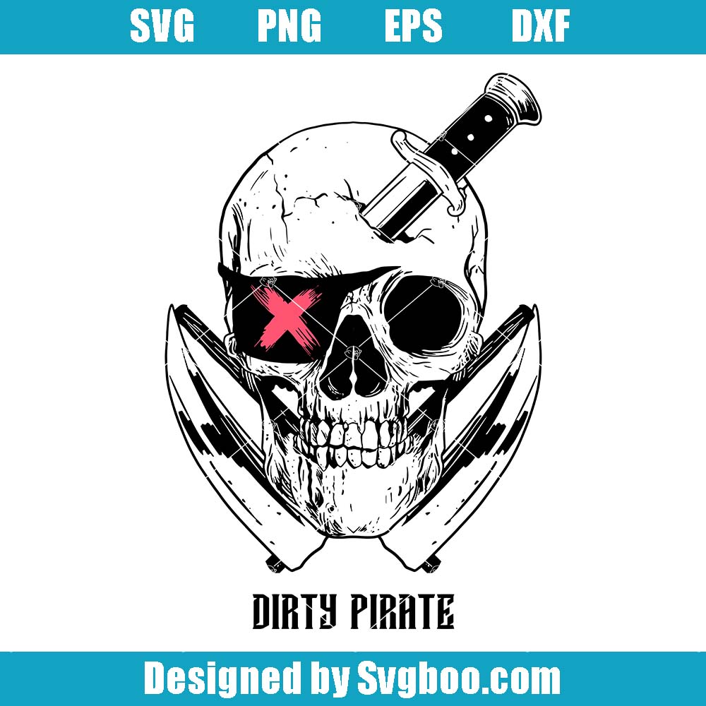 Dirty Pirate Svg, Fighting Game Svg, Chaotic Game Lover Svg