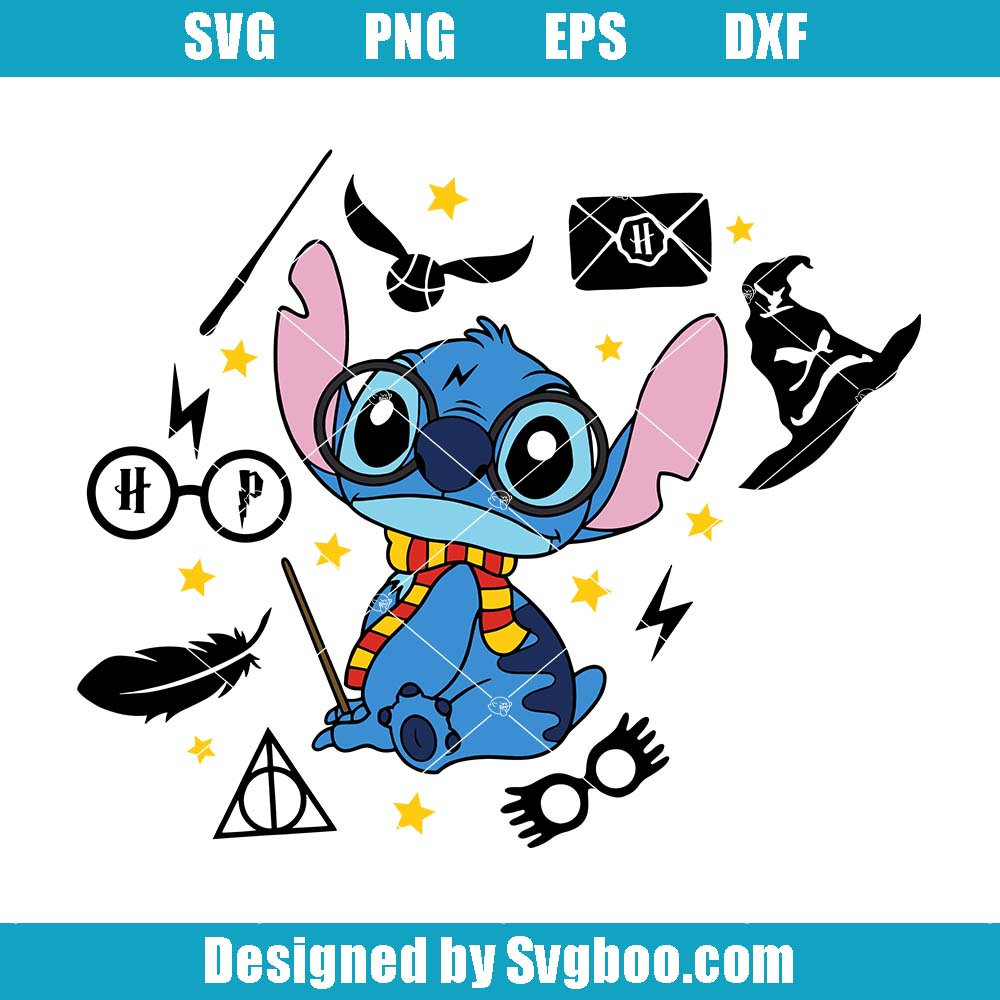 Disney Stitch Svg, Wizard Stitch Svg, Cute Disney Kids Svg Disney Stitch Svg