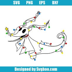 Disney Zero Christmas Lights Svg