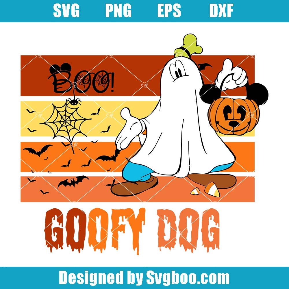 Goofy Dog Svg, Mickey Ghost Svg, Disneyworld Halloween Svg