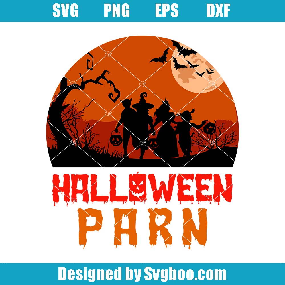 Halloween Parn Svg, Happy Halloween Svg, Spooky Season Svg Halloween Parn Svg