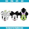 Minnie Halloween Face Svg