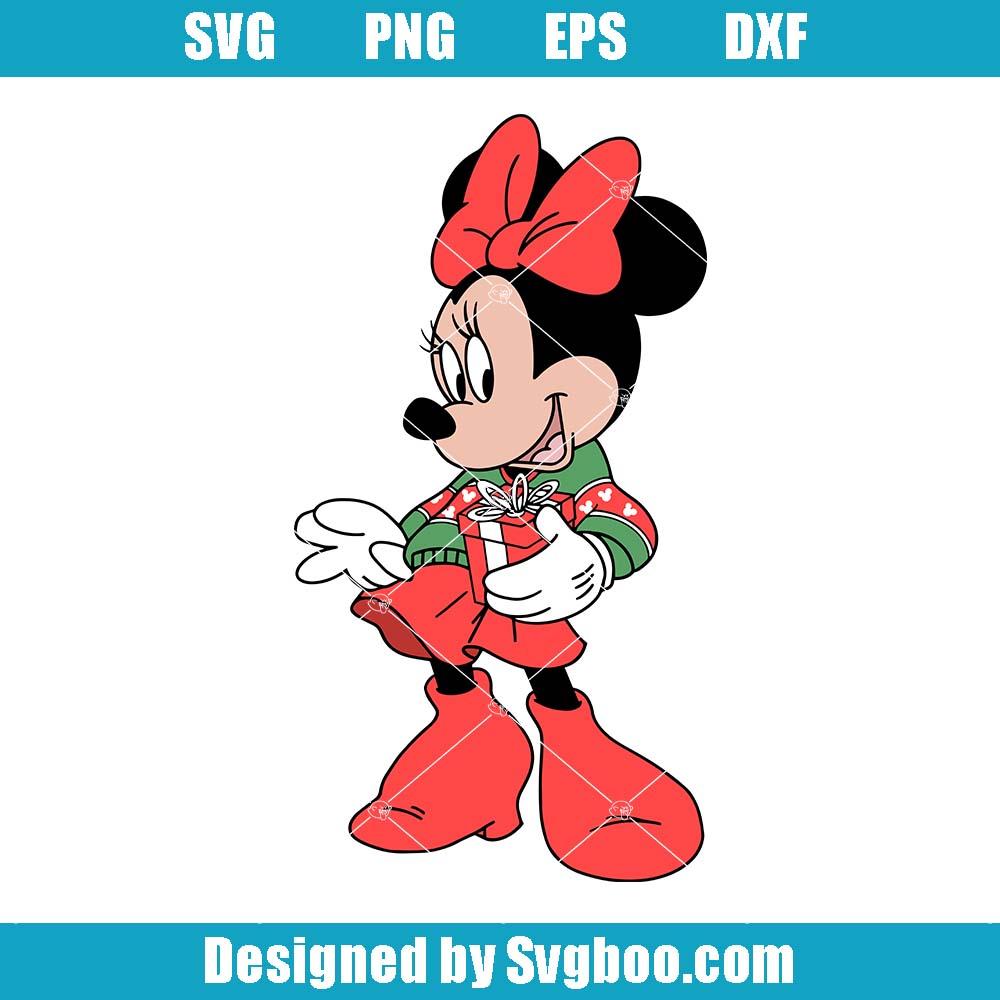 Minnie Mouse Svg, Disney Christmas Svg, Funny Mouse Svg Minnie Mouse Svg