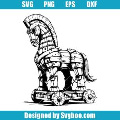 Mythical Trojan Horse Svg