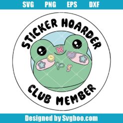 Sticker Hoarder Svg