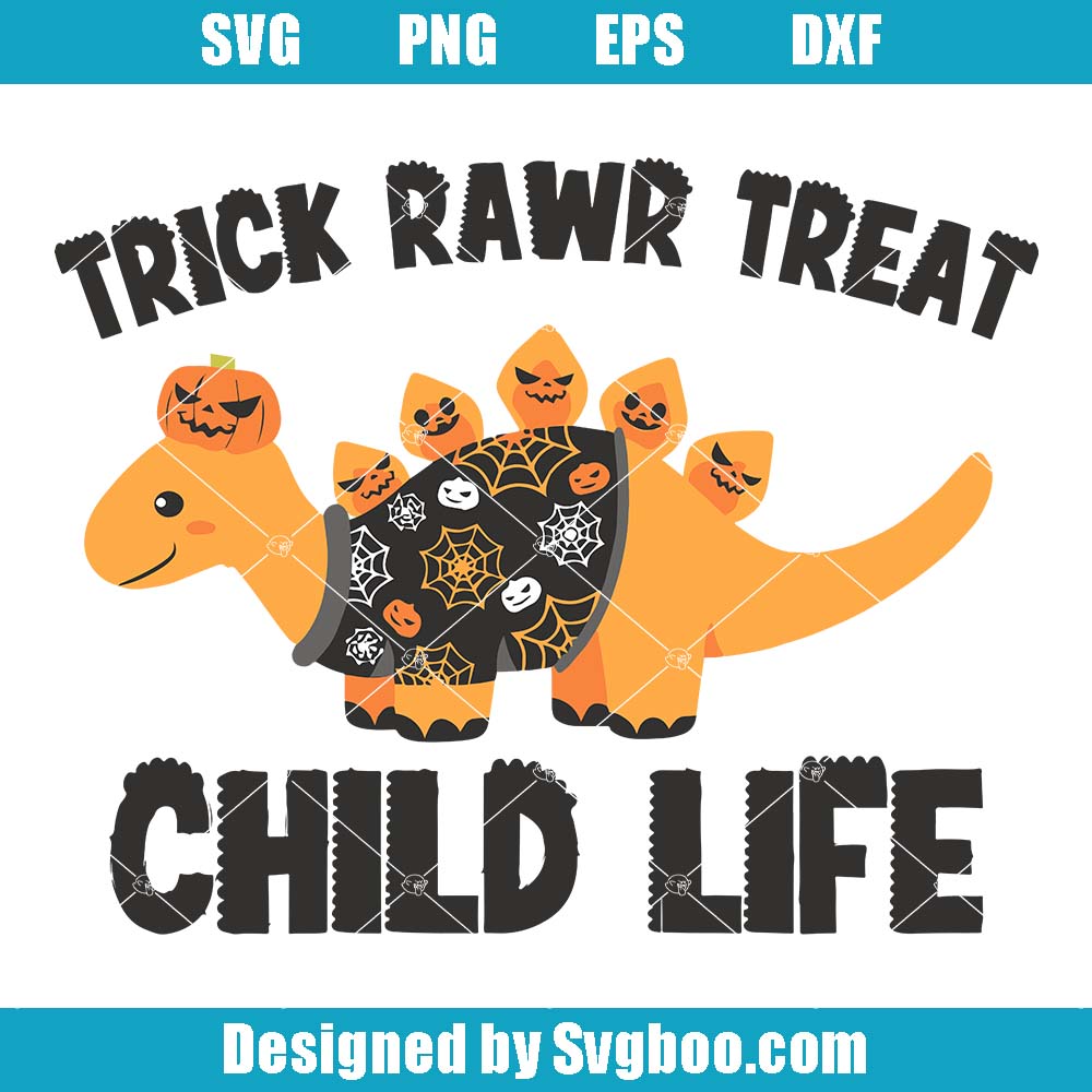 Trick Rawr Treat Child Life Svg, Halloween Child Life Specialist Svg Trick Rawr Treat Child Life Svg