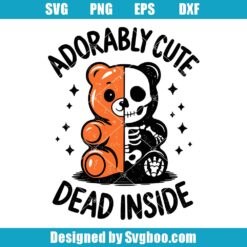 Adorably Cute Dead Inside Svg