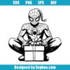 Christmas Spiderman Svg