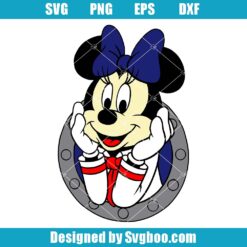 DCL Porthole Minnie Svg