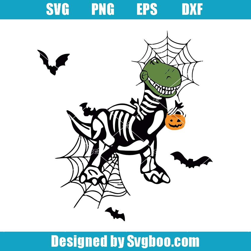 Disney Dinosaur Halloween Svg, Disney Friends, Funny Skeleton Svg Disney Dinosaur Halloween Svg
