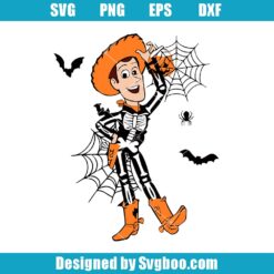 Disney Halloween Woody Cowboy Svg