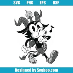 Disney Mickey Satan Classic 1928 Svg