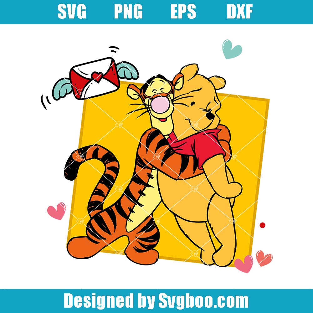 Disney Winnie The Pooh Svg, Pooh Bear And Tiger Svg, Disney Family Svg