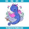 Fantasy Dragon Reading Svg