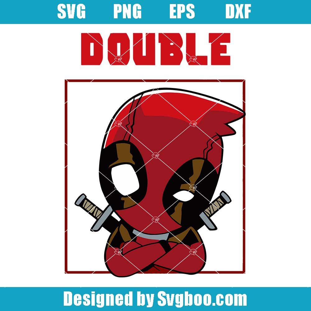 Funny Double Svg, Matching Deadpool And Wolverine Svg, Deadpool Svg