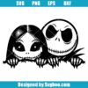 Jack And Sally Wall Svg