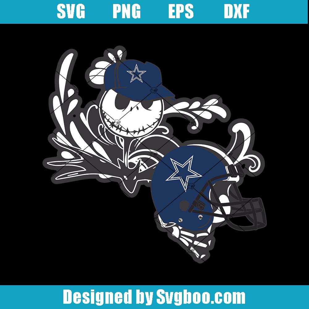 Jack Skellington Fan Dallas Cowboys NFL Svg, Dallas Cowboys Svg