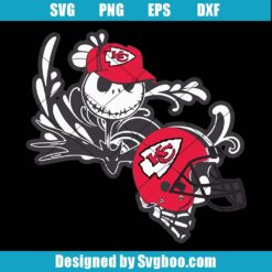 Jack Skellington Fan Kansas City Chiefs NFL Svg
