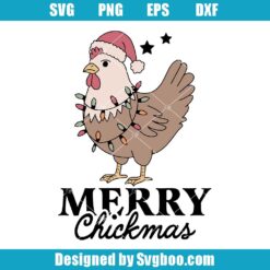 Merry Chickmas Svg