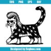 Super Cool Mullet Cat with Sunglasses Svg