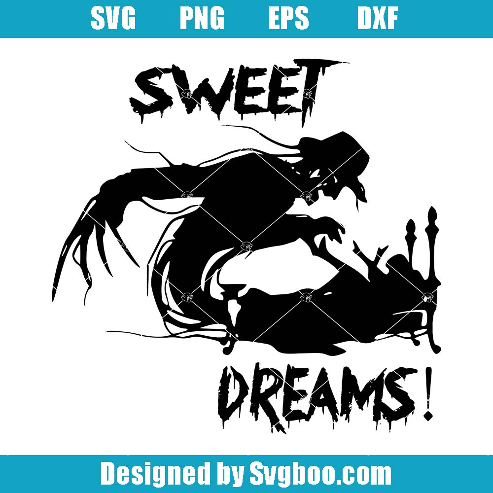 Sweet Dream Svg, Freddy Krueger Svg, Halloween Decor Svg