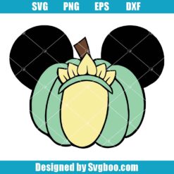 Tiana Pumpkin Halloween Svg