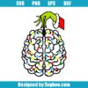 Brain Christmas Lights Svg