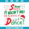 Christmas Dance Ballet Svg