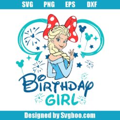 Cute Birthday Girl Svg