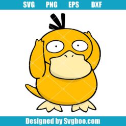 Cute Psyduck Svg