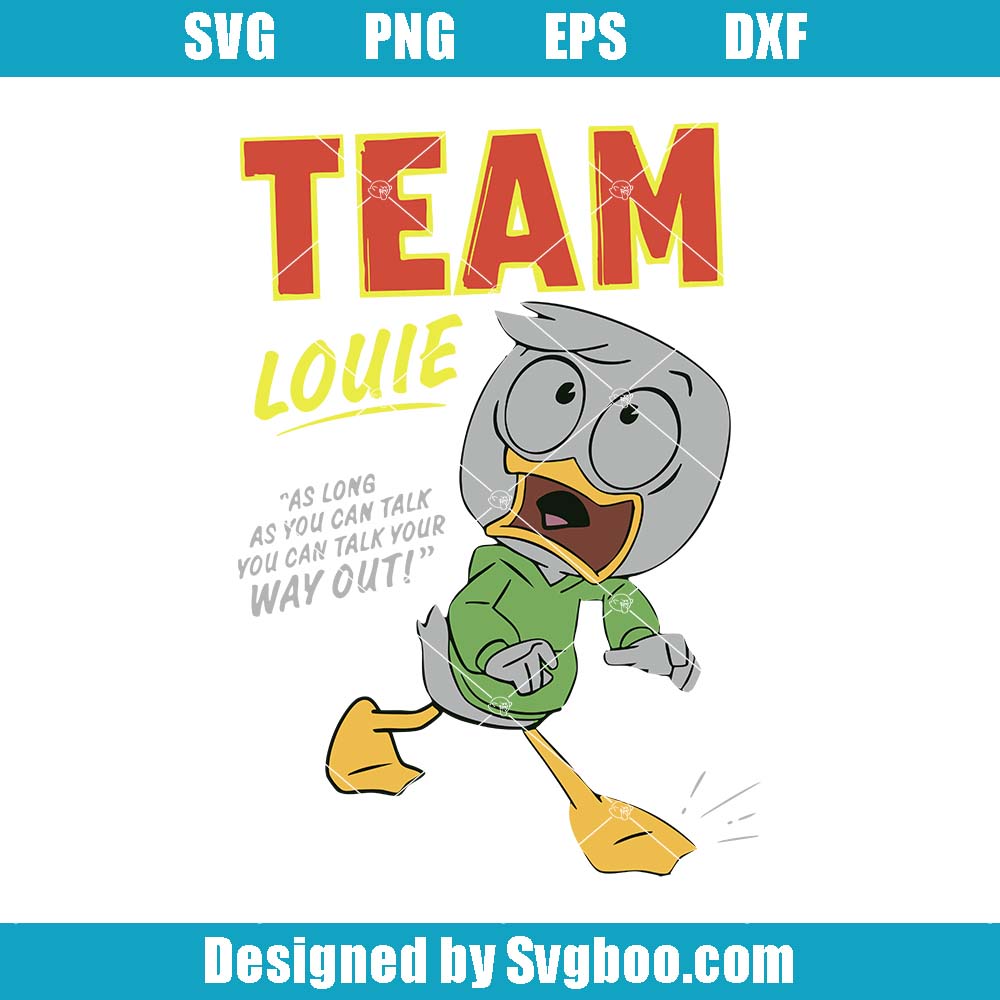 Disney DuckTales Characters Svg, Disneyland Family Svg, Team Louie Svg