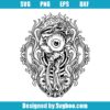 Eye Ball In Skeleton Hands Svg