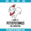 Funny Christmas Pitbull Svg