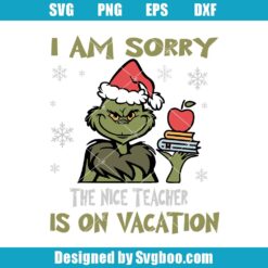Funny Teacher Christmas Svg