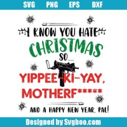 Hate Christmas Svg