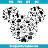 Mickey Mouse Silhouette Svg