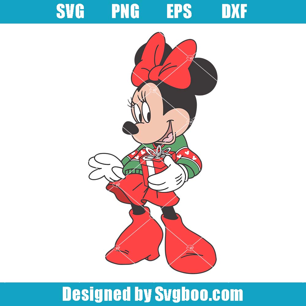 Minnie Mouse Svg, Disney Christmas Svg, Funny Mouse Svg Minnie Mouse Svg